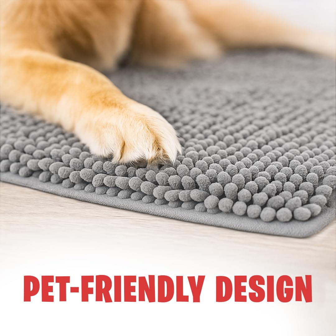 MUDGUARD MAT™ Dog Door Mat for Muddy Paws, Super Absorbent